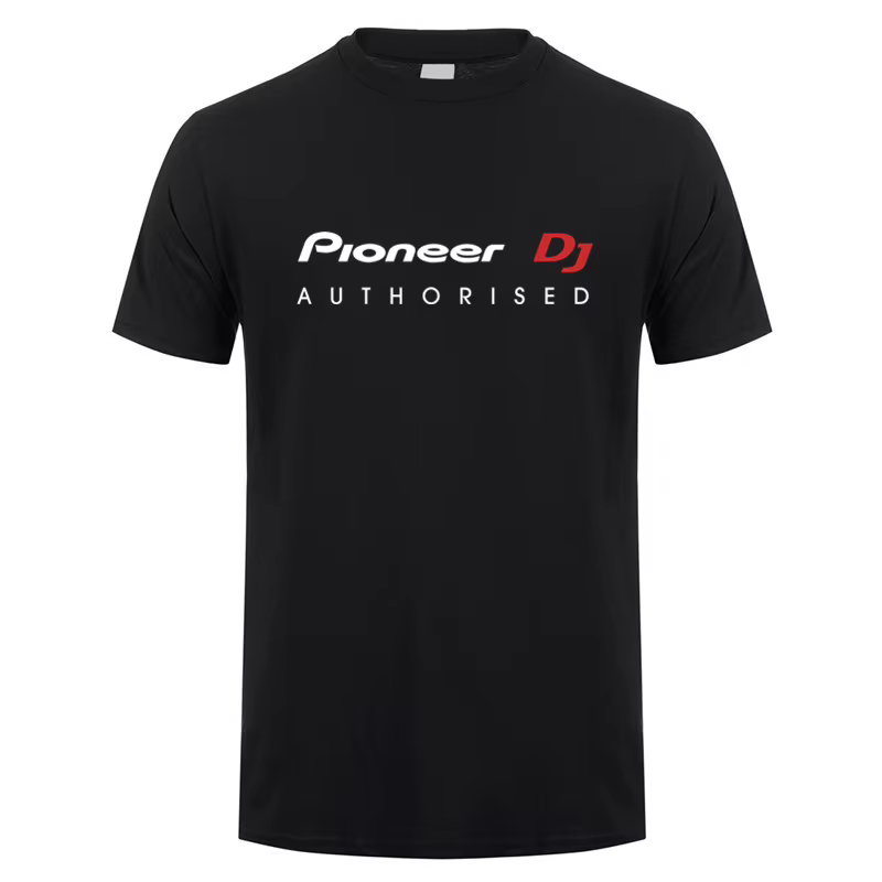 Pioneer DJ Autorisé T Chemises Hommes Mode D'été À Manches Courtes Homme