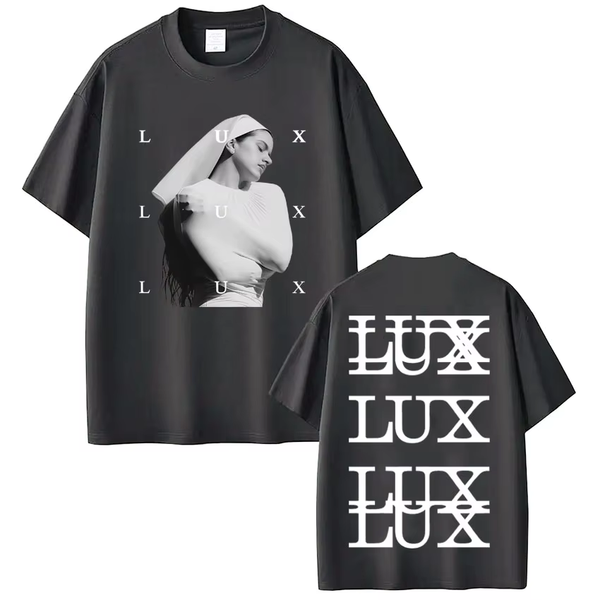 Chanteur Lux Rosalia mode impression T-shirt hommes femmes Harajuku vêtements T-shirts à manches courtes décontracté