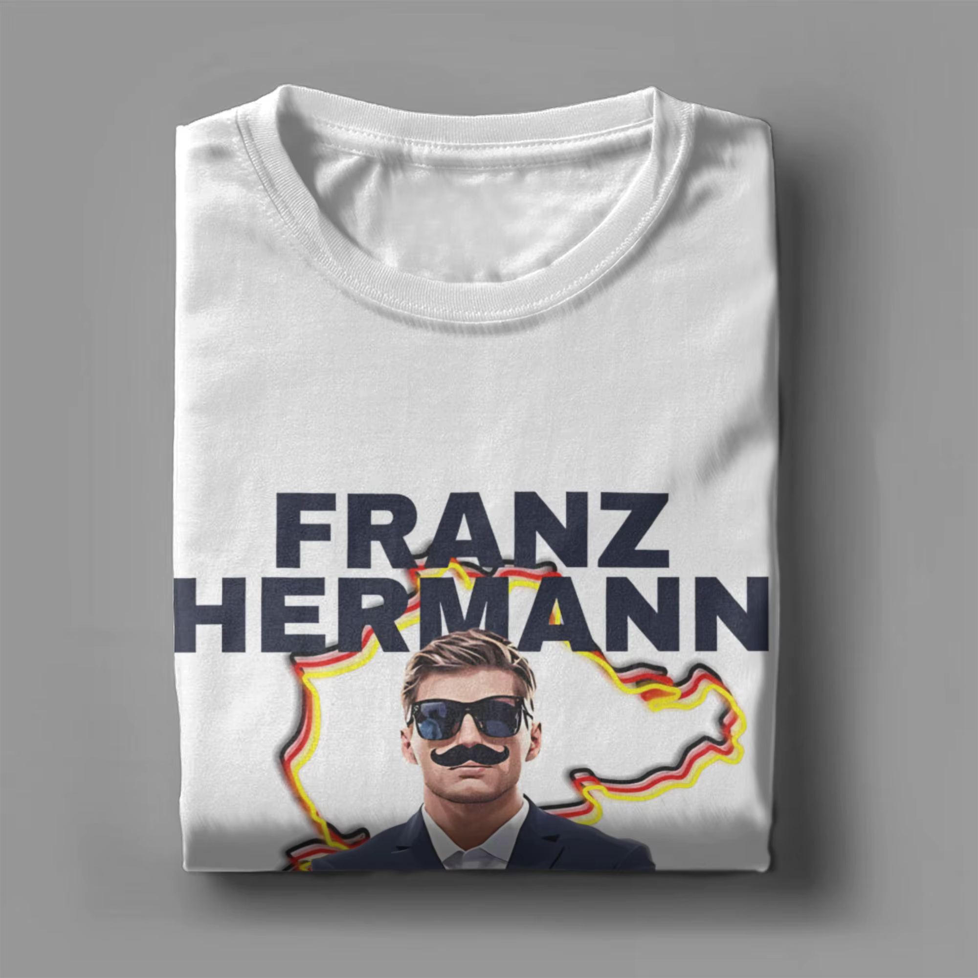 Hommes femmes Franz Hermann Nurburgring t-shirt 100% couverture en coton Cool à manches courtes col rond