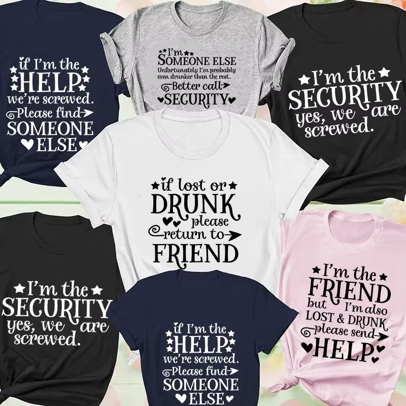 T-shirt de fête de week-end pour femmes et filles