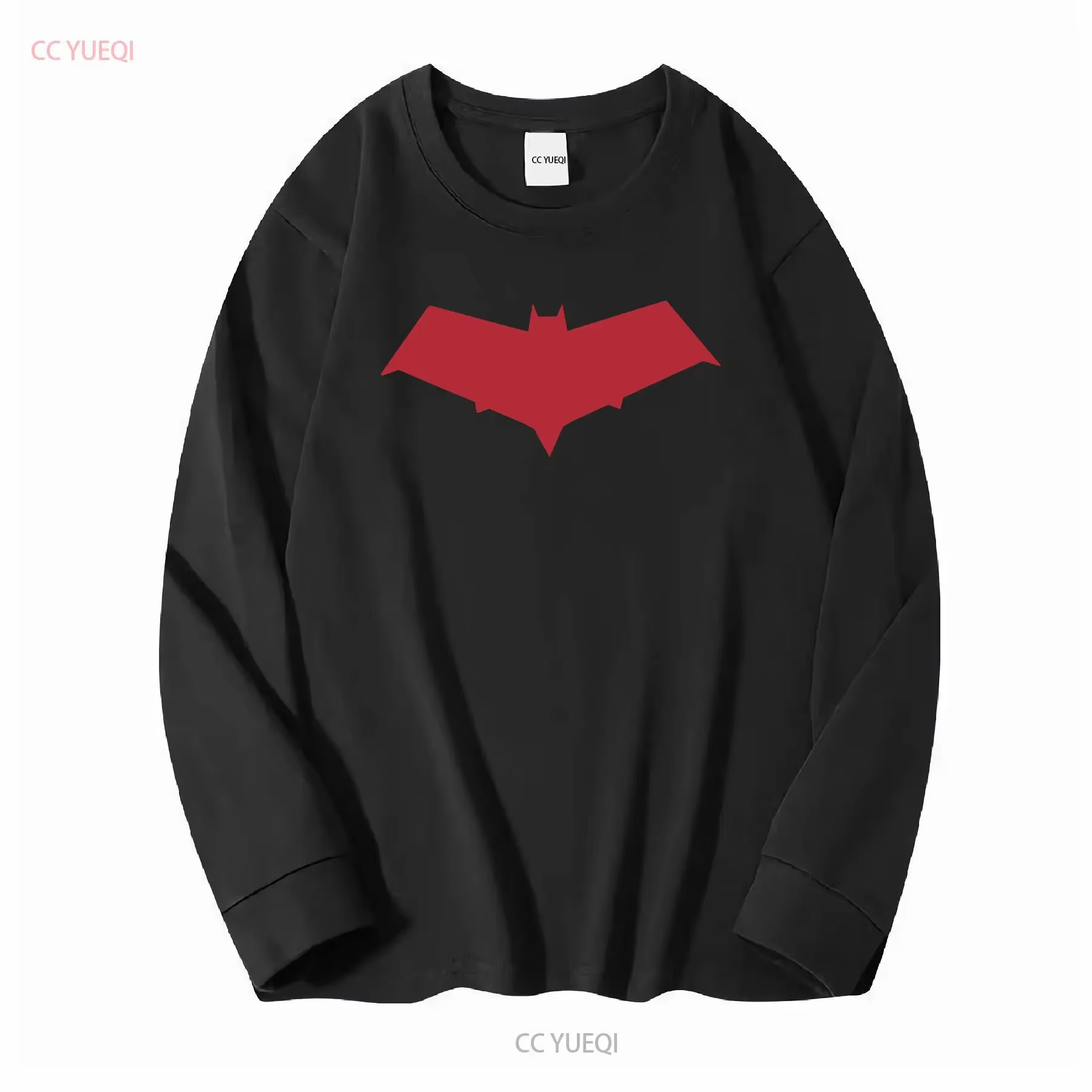 Symbole du capot rouge Jason Todd t-shirt noir manches longues ou courtes vintage lavé unisexe homme mode légèrement respirant décontracté