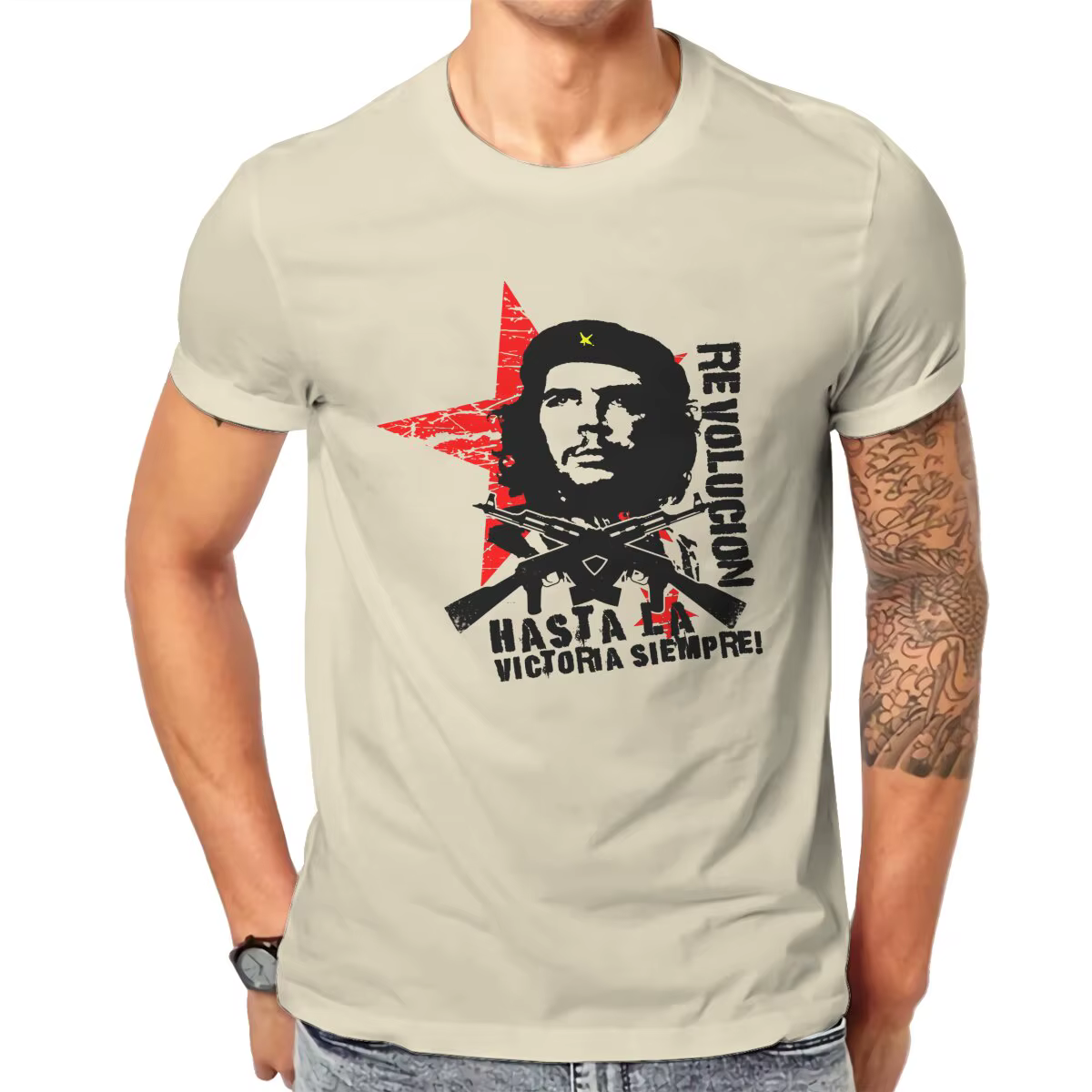 T-Shirt unisexe Revolucion Hasta La Victoria Siempre Che Guevara