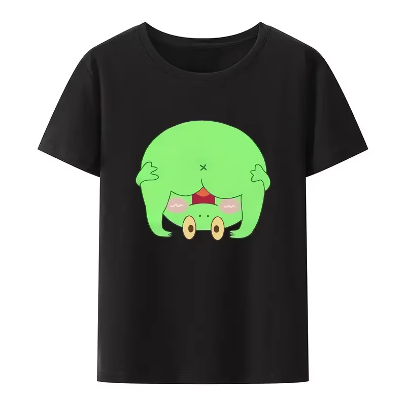 T-shirt en coton graphique de overrose Kawaii pour femmes