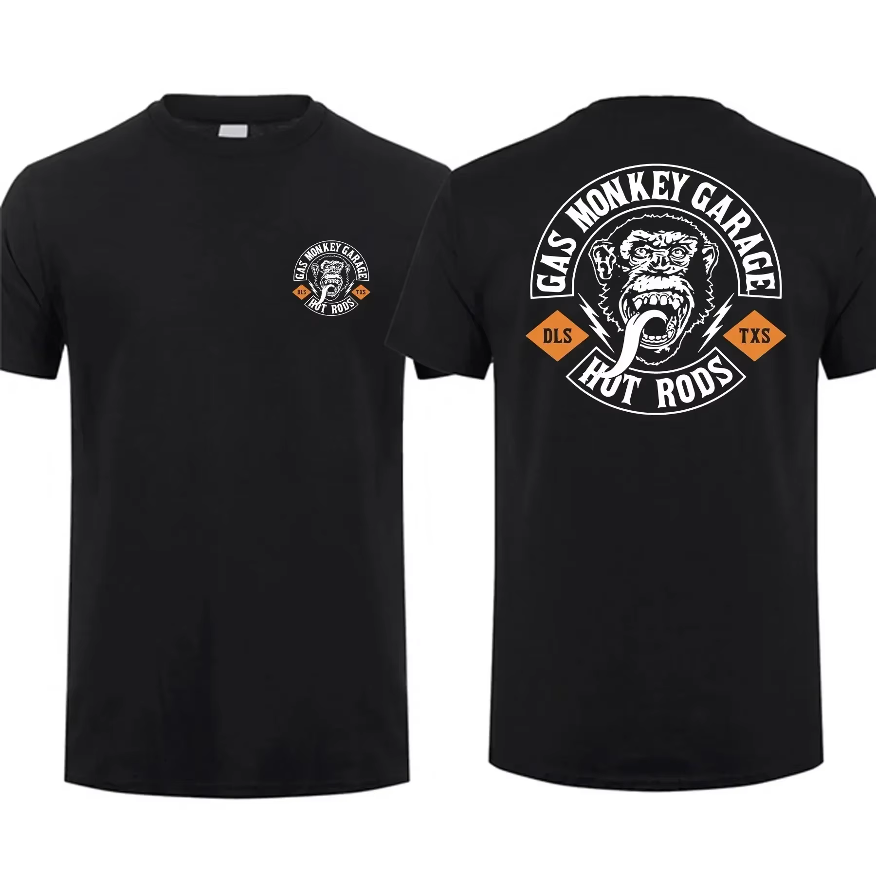 T-shirt décontracté rétro à manches courtes pour homme