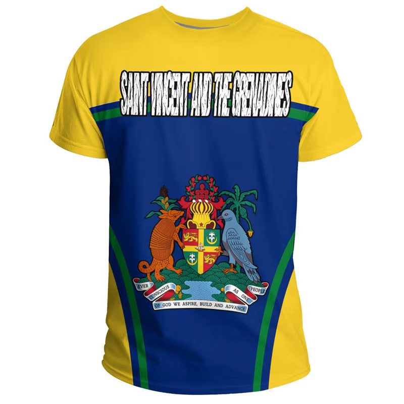 T-Shirt à Manches Courtes et Col Rond pour Homme
