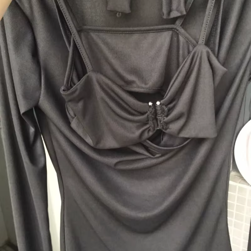 Y-Ulzzang-T-shirt à manches longues pour femmes
