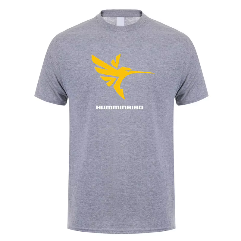 Humminbird t-shirt hommes femmes à manches courtes coton T-shirts été hommes dessus frais Streetwear LH-572
