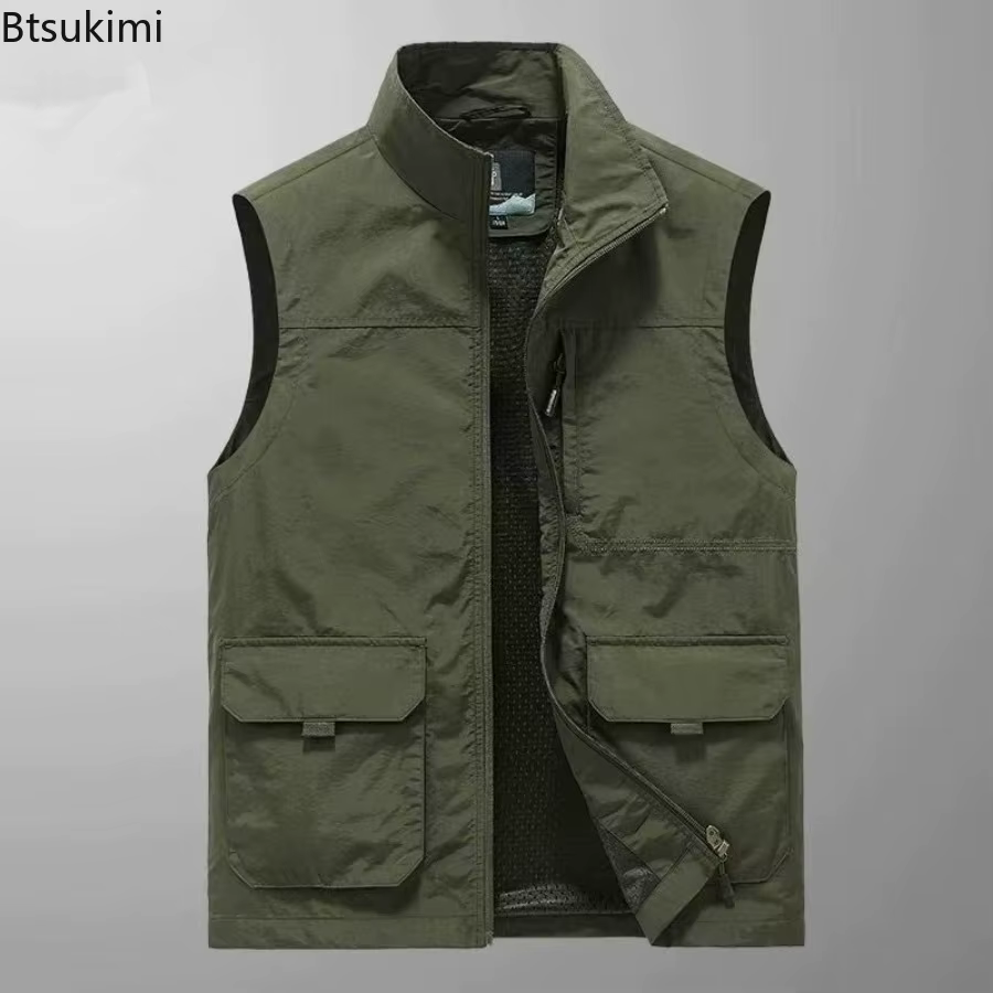 Gilet sans manches en velours Double face pour homme
