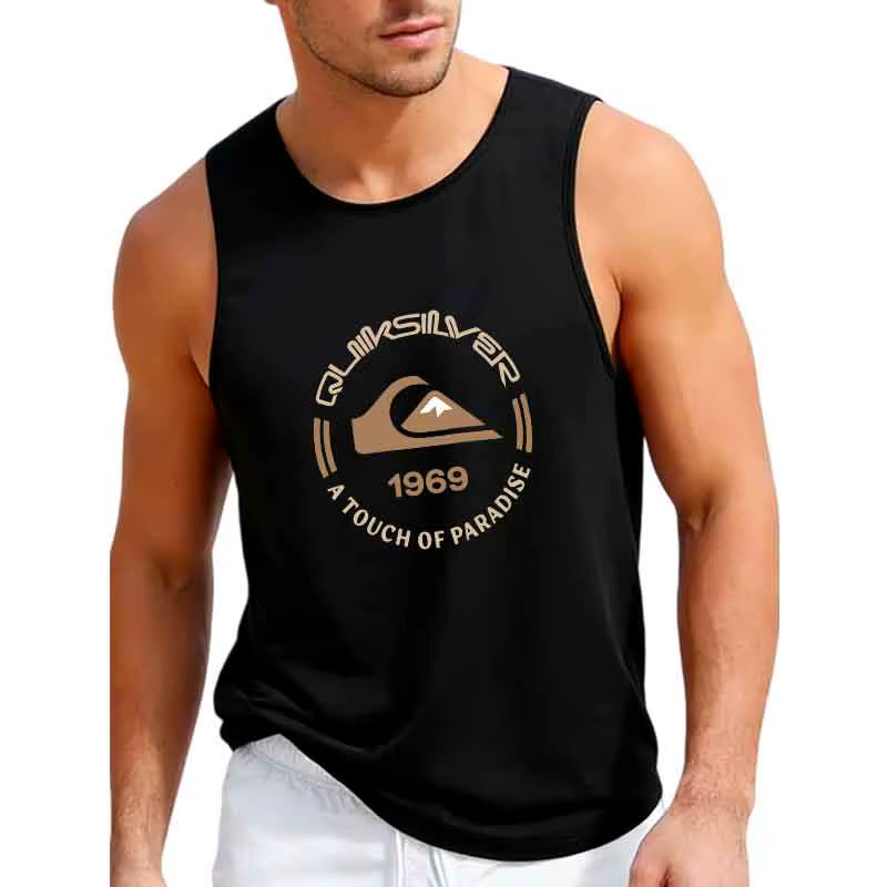 Débardeur imprimé avec logo Quiksilver 1969 pour homme
