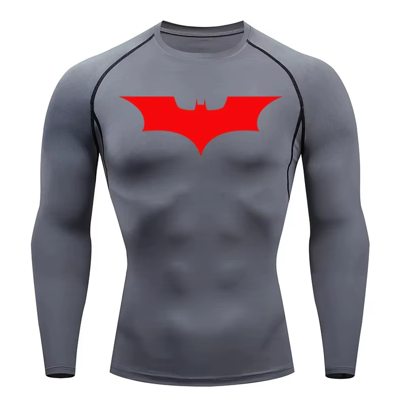 Haut athlétique de compression pour hommes – Manches longues