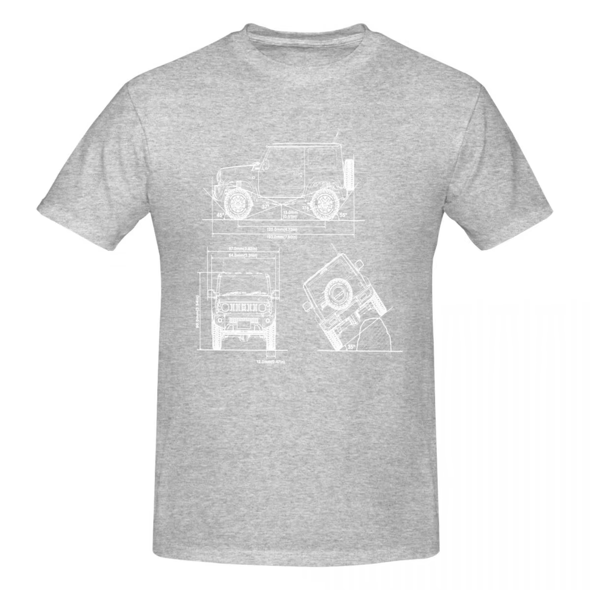 T-shirts graphiques Jimny pour fans de voitures japonaises
