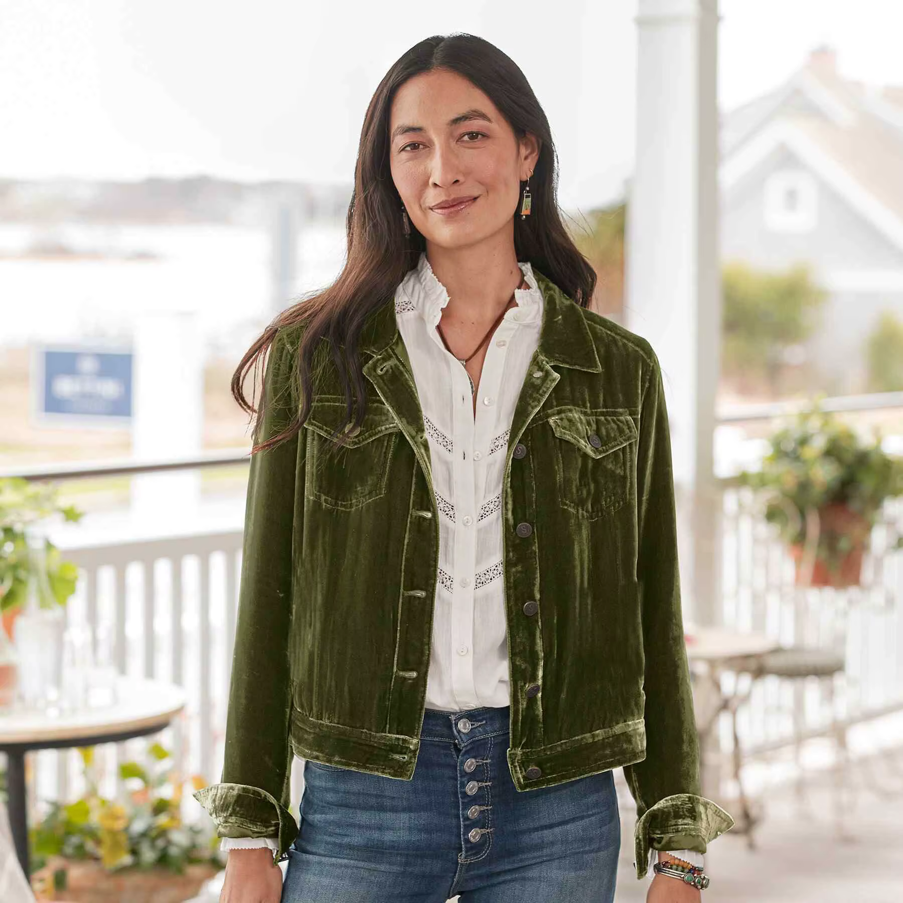 Manteau en Velours localité à Manches sulfpour Femme