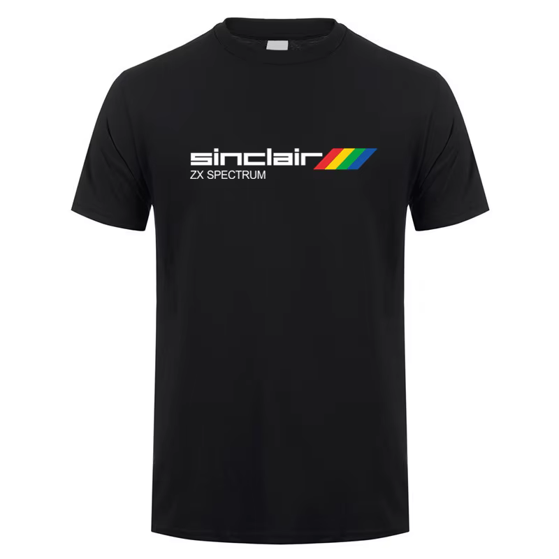 Sinclair Zx spectre T-shirt hauts été à manches courtes coton homme
