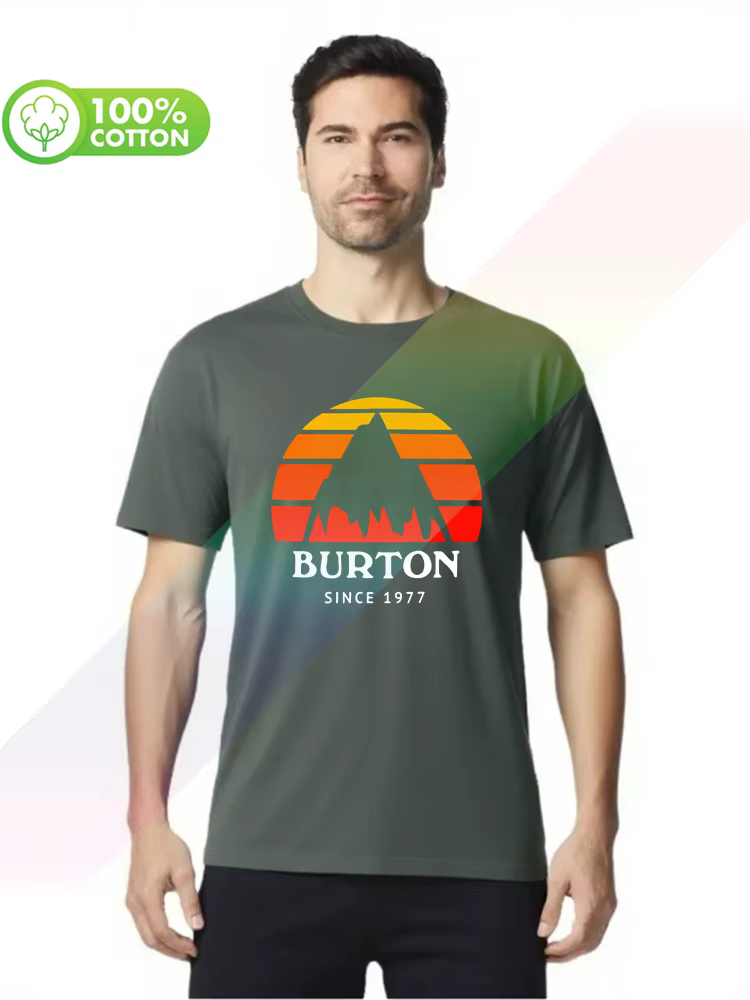 T-shirt col rond 100% coton pour hommes