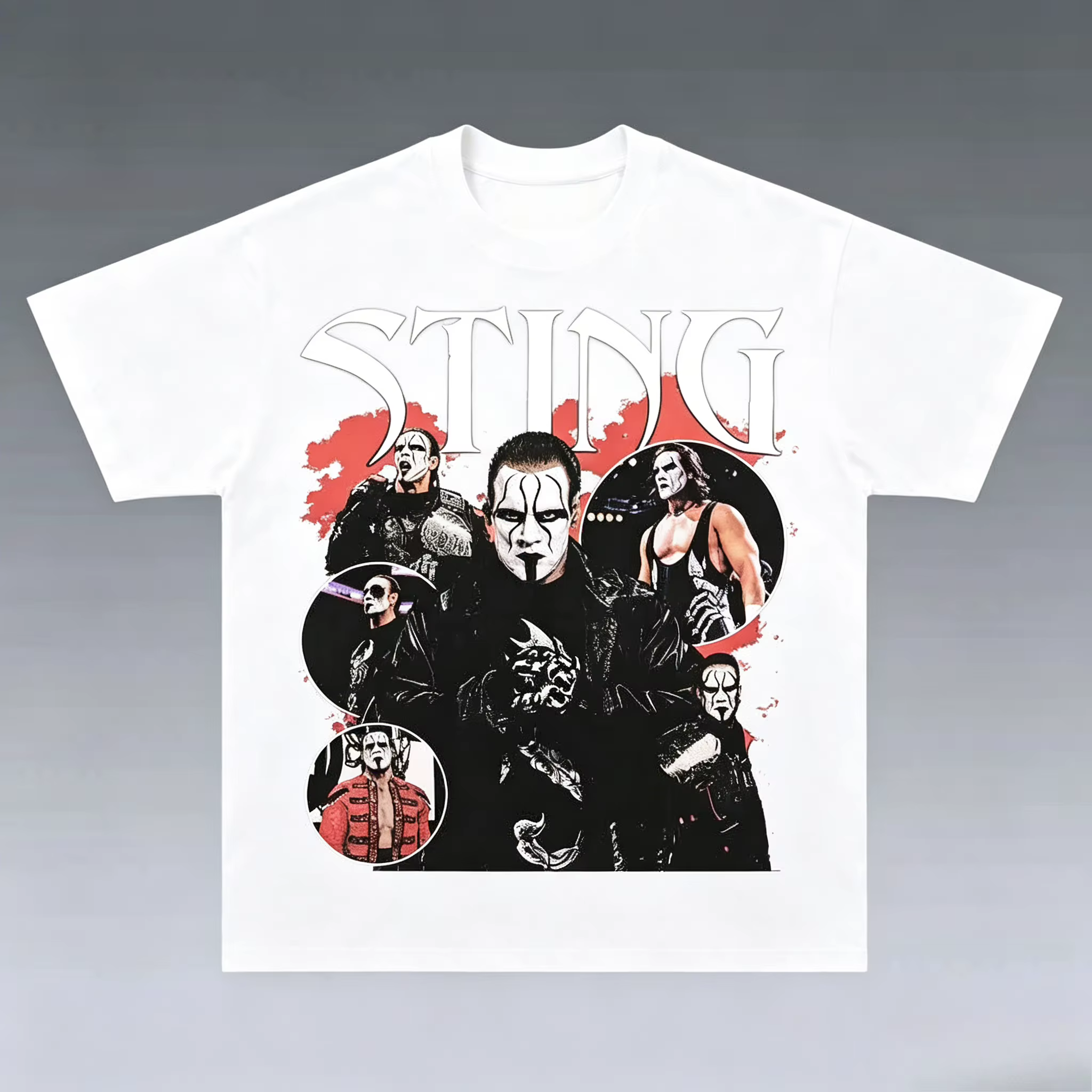 Sting The Icon – t-shirt graphique de lutte pour hommes et femmes