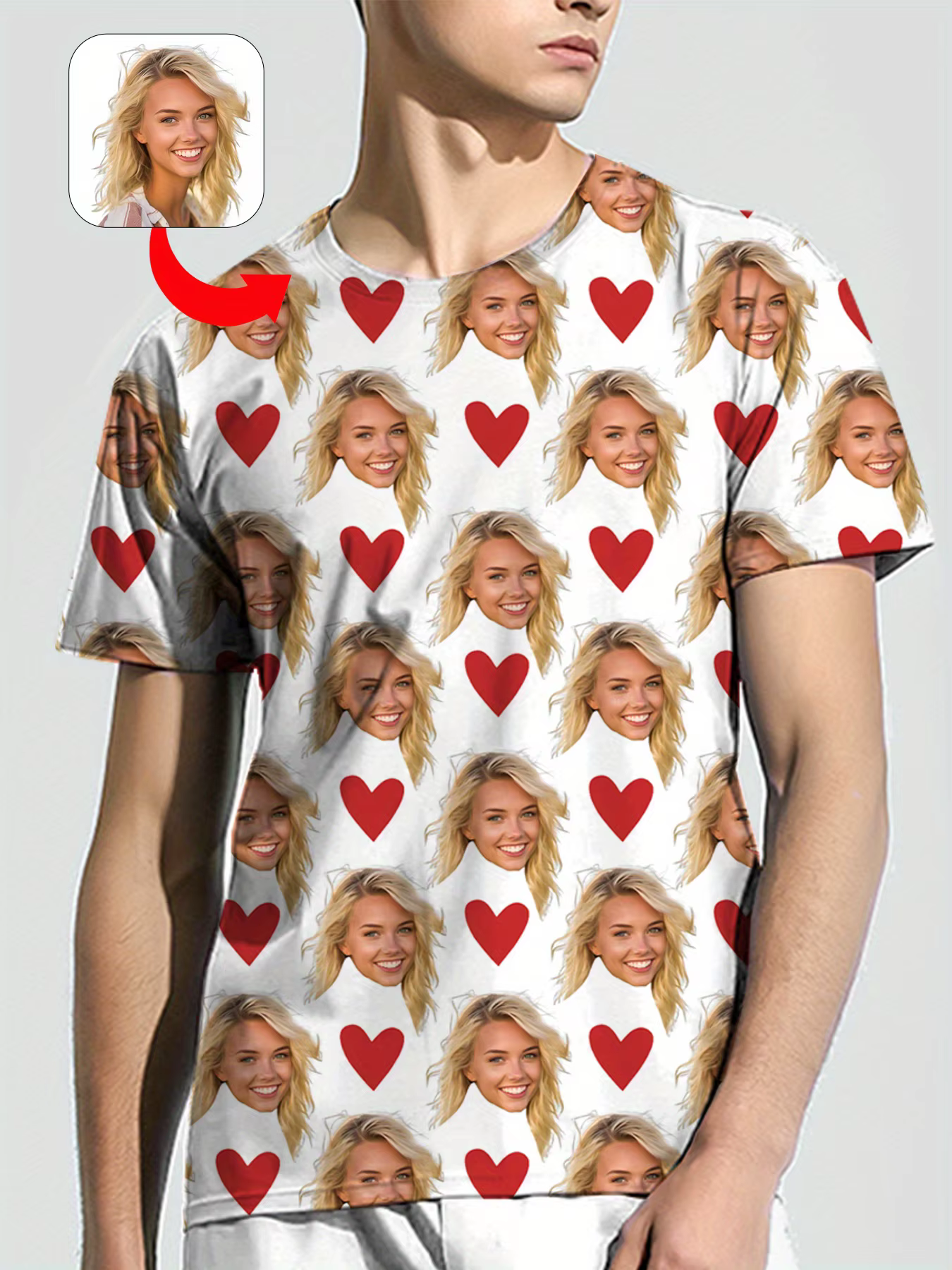 T-Shirt Personnalisé à Manches Courtes pour Homme et Femme