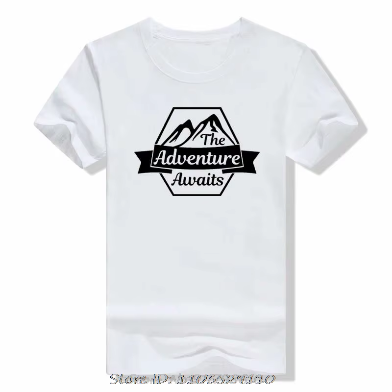 T-shirt unisexe Eat Sleep Travel Antibodies Mountains