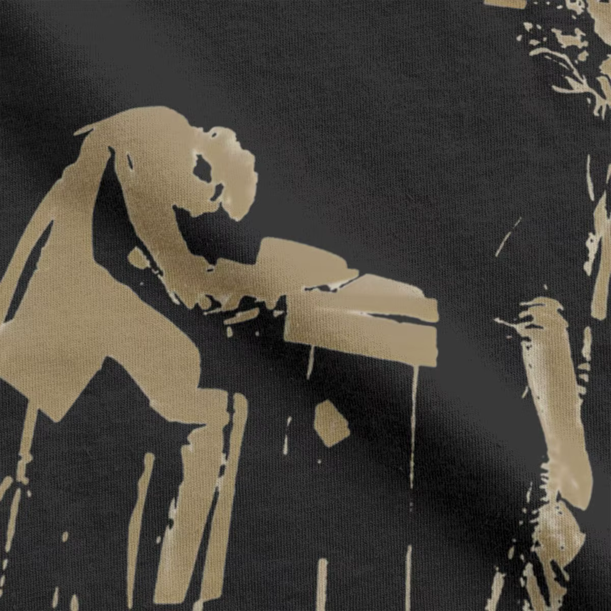 Crazy The Doors Band MOJO RISIN T-Shirts pour hommes col rond coton t-shirt à manches courtes