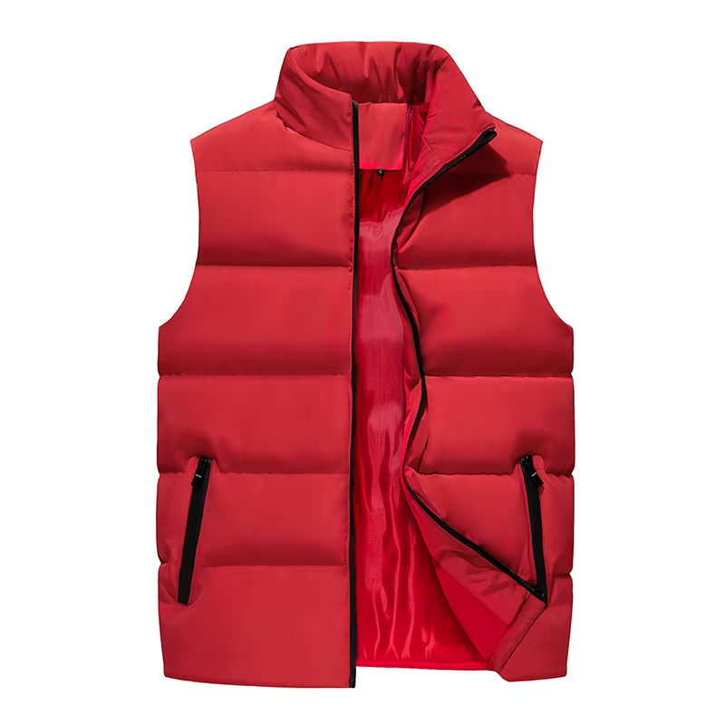 Gilet rembourré doux pour hommes