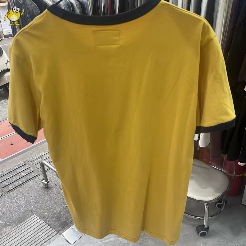 T-shirt jaune ERL pour homme et femme