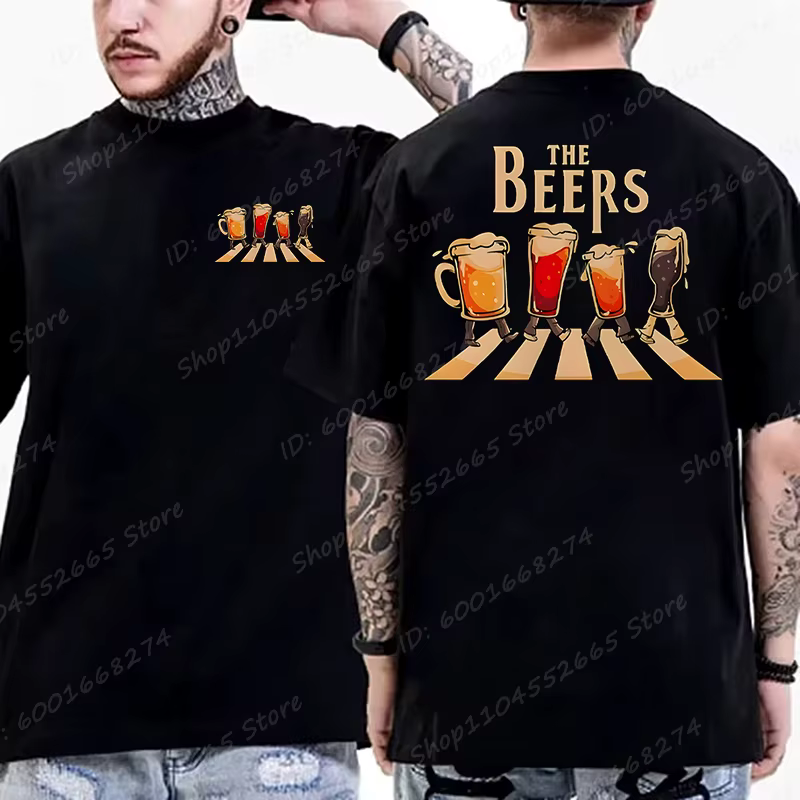 Les bières T-shirt imprimé graphique pour hommes j'ai besoin de bière t-shirts été à manches courtes