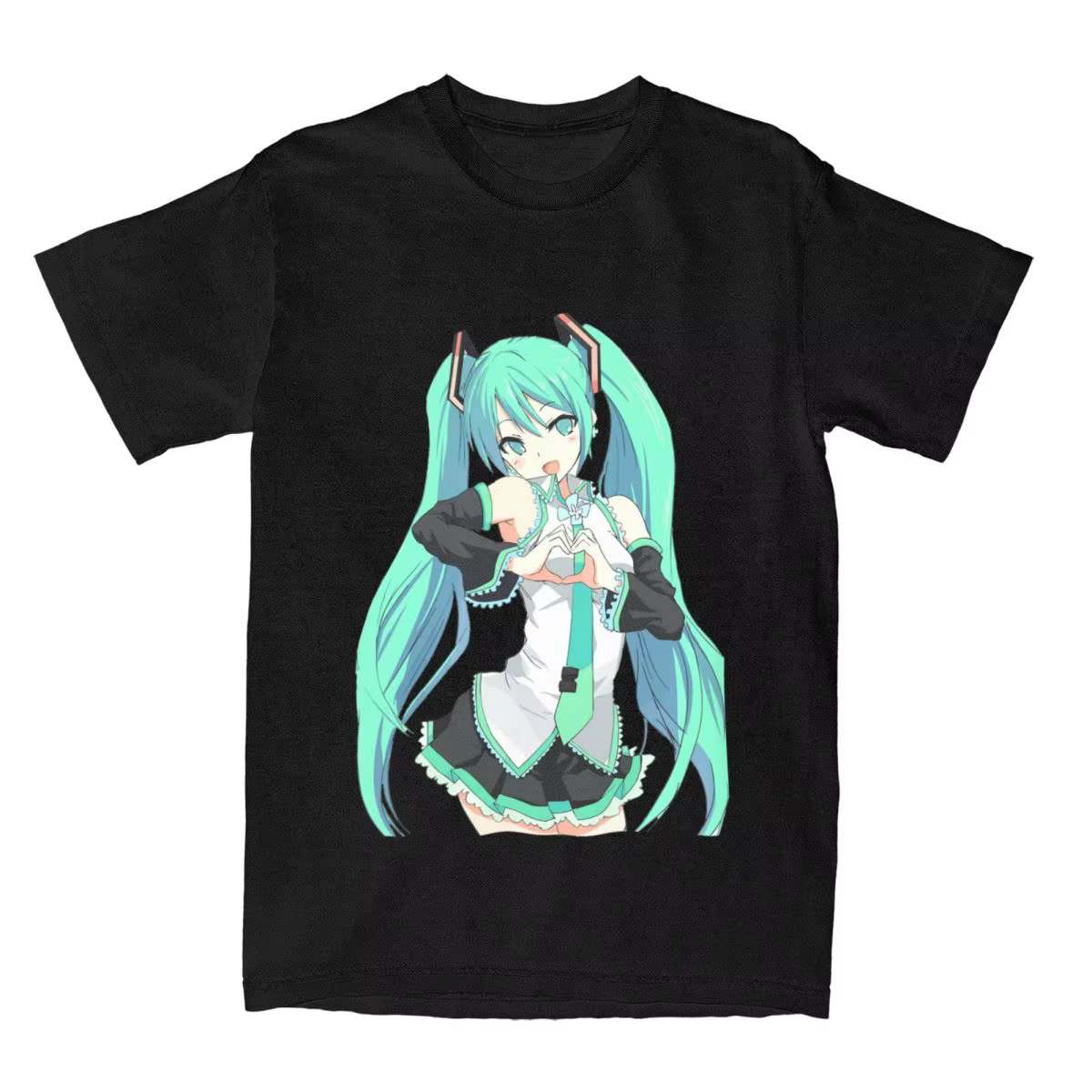 T-shirts Anime Hatsune Miku pour hommes et femmes
