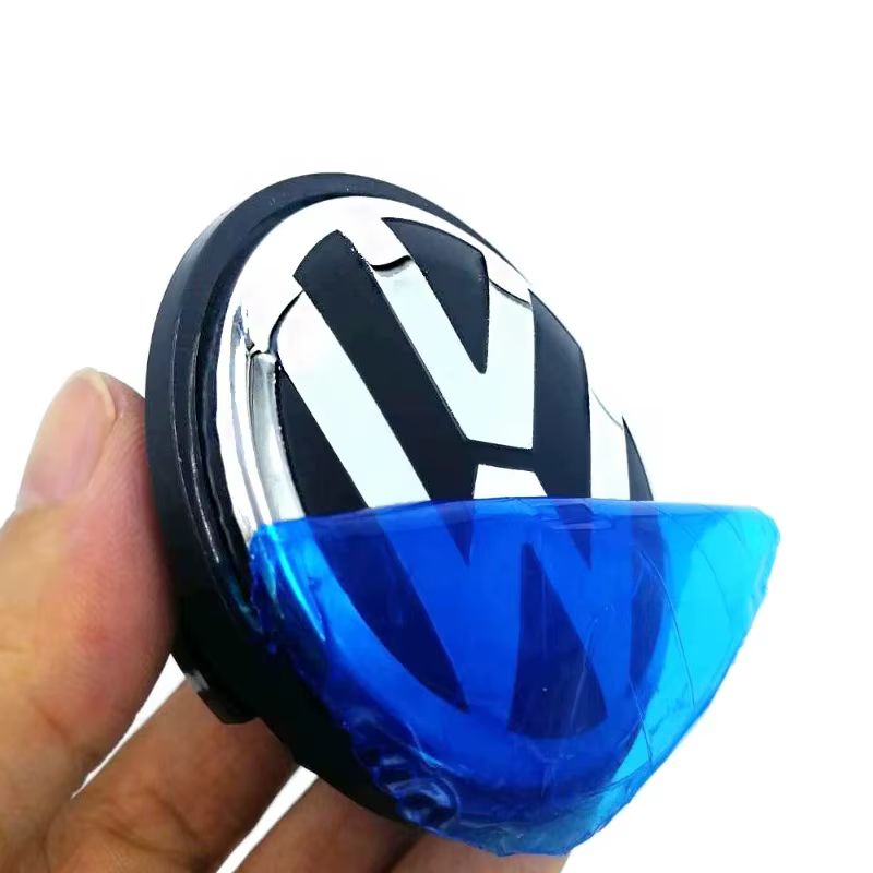 Accessoires de couvre-roues : Lot de 4 emblèmes de moyeu de roue de 56 mm et 60 mm pour Volkswagen VW Polo Tiguan Golf Jetta Beetle