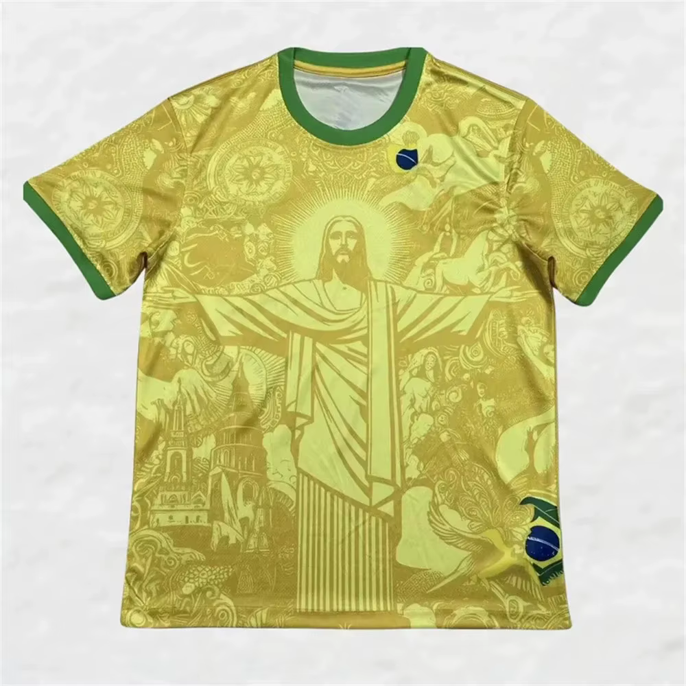 Le nouveau T-shirt pour hommes d'été 2025 avec impression de motifs de jésus en 3D est un vêtement de sport de plein air décontracté et à la mode