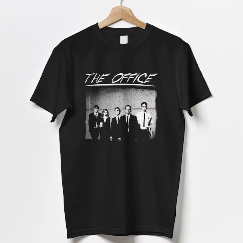 L'émission de télévision de bureau série Michael Scott Jim Halpert Dwight Schrute Pam Beesly imprimé T-shirt femme