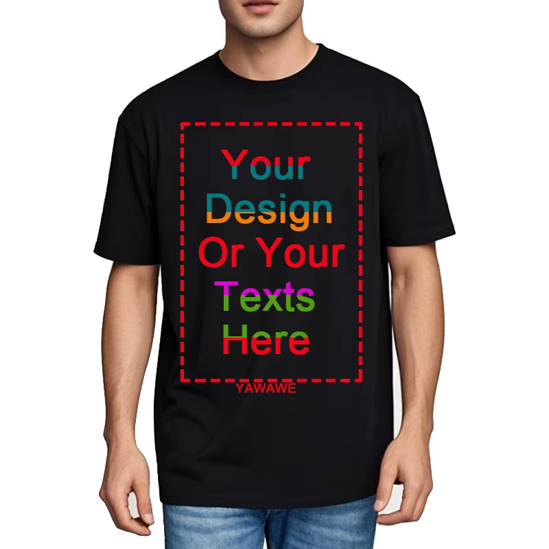 T-shirt personnalisé devant et arrière votre propre