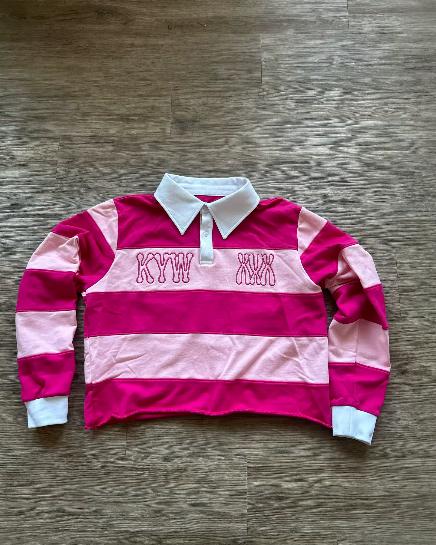 Polo de Rugby rose Hip Hop pour hommes et femmes