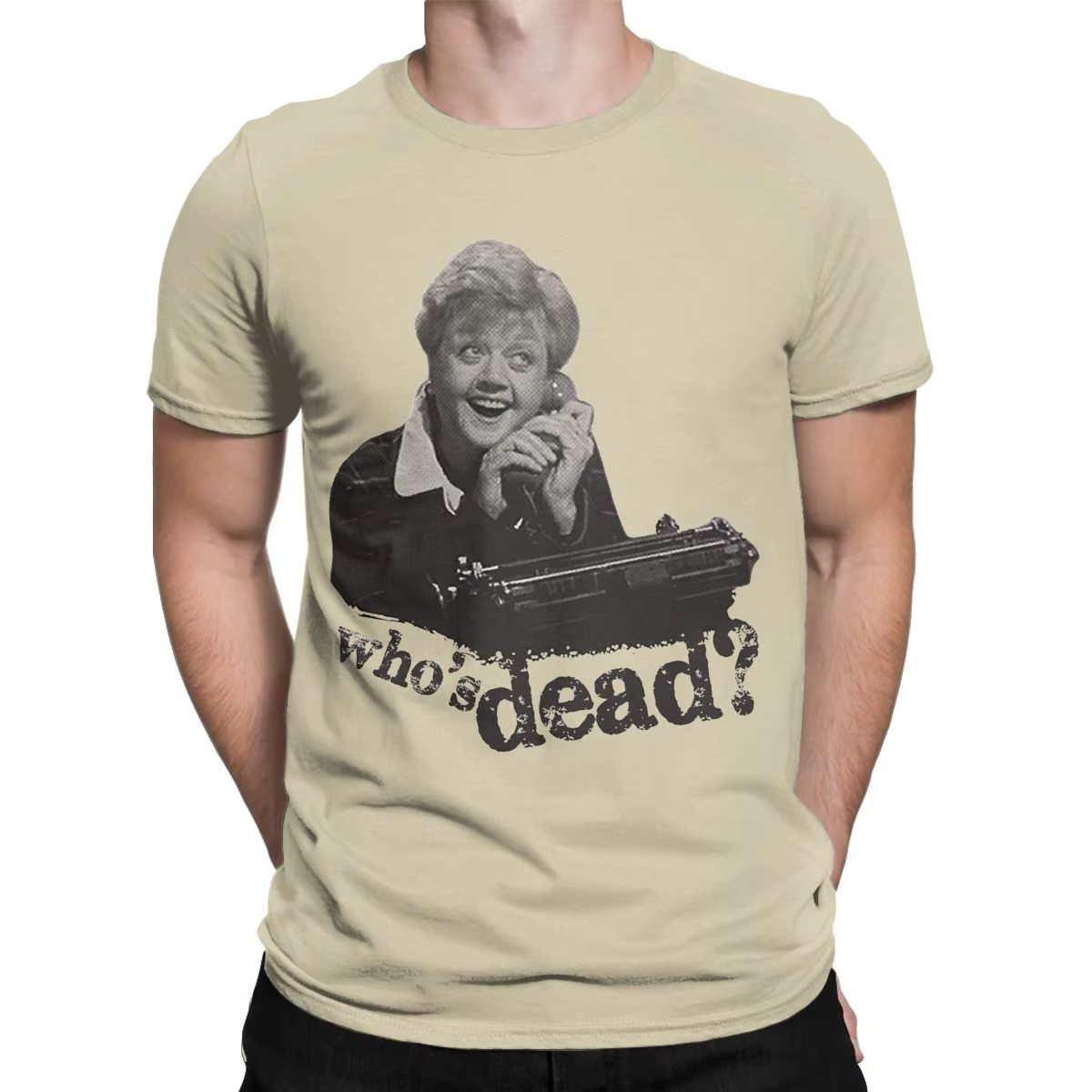 Hommes meurtre elle écrit Fletcher t-shirt pur coton vêtements drôle à manches courtes col rond T-Shirts graphiques