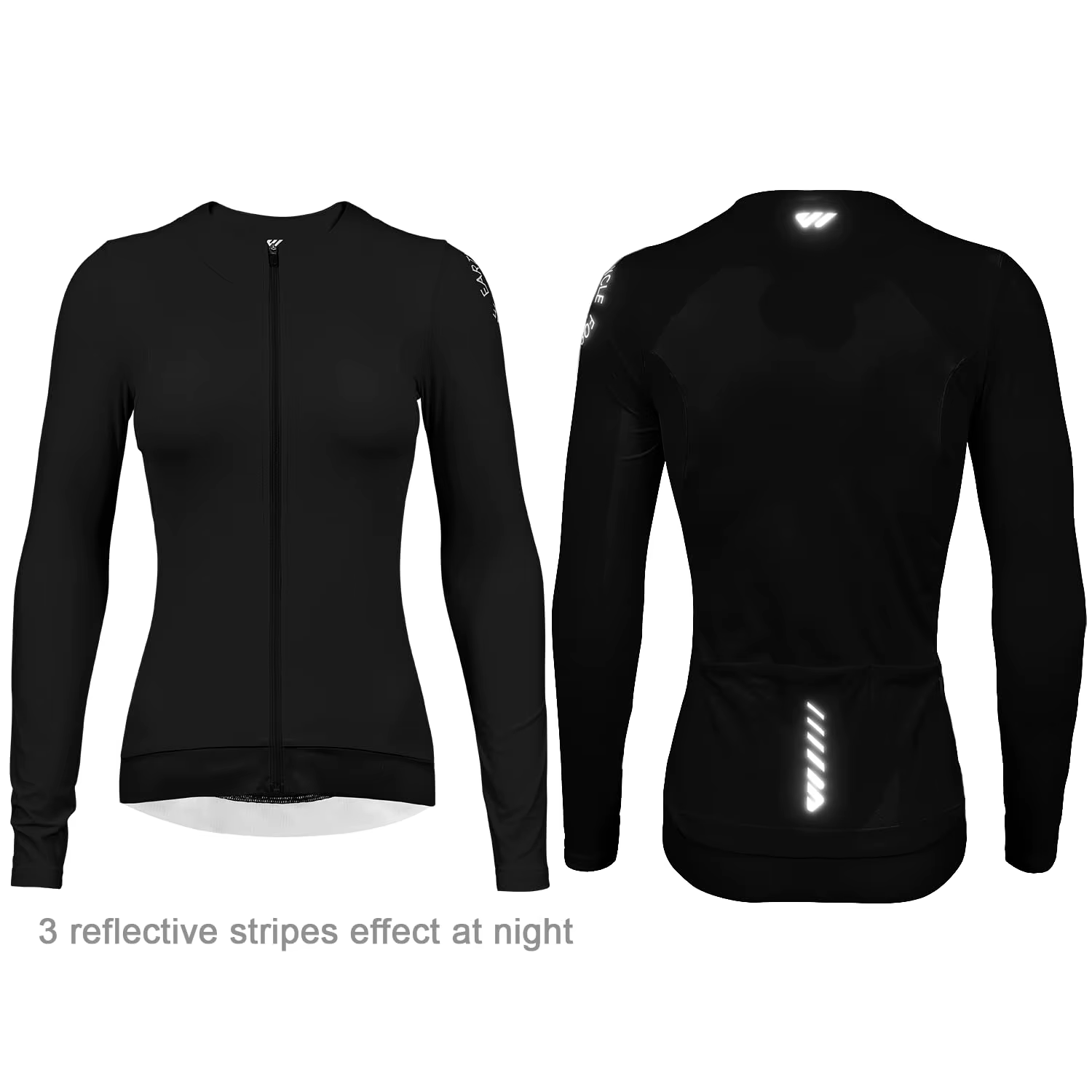 Maillot de cyclisme à manches longues pour femmes
