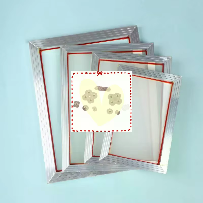 Cadre de sérigraphie en aluminium pour T-shirt, idéal pour le bricolage et les projets professionnels à domicile, maille premium 20x24 pouces, facile à nettoyer
