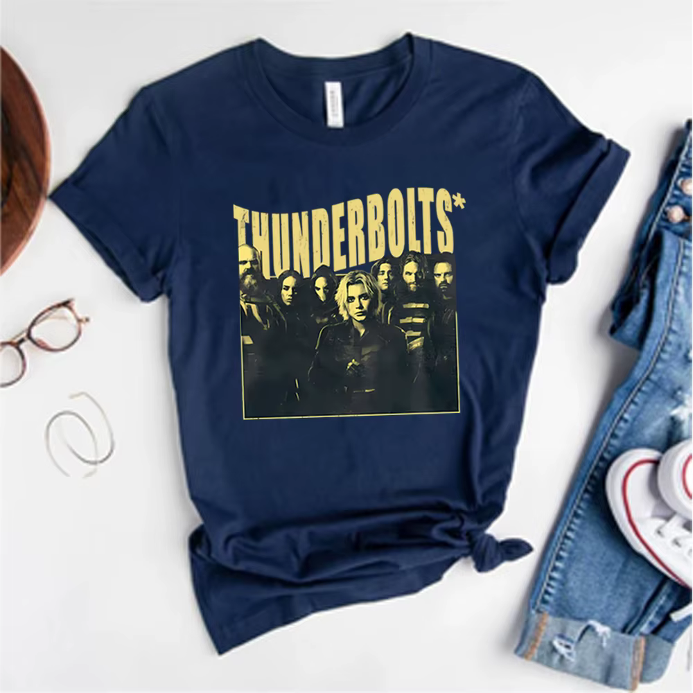 Vintage Thunder-bolts T-Shirt Bucky Barnes chemise hiver soldat chemises