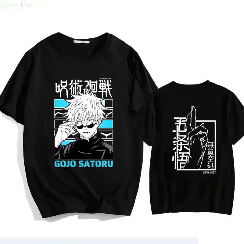 T-shirt Anime Jujutsu Kaisen Gojo pour Hommes et Femmes
