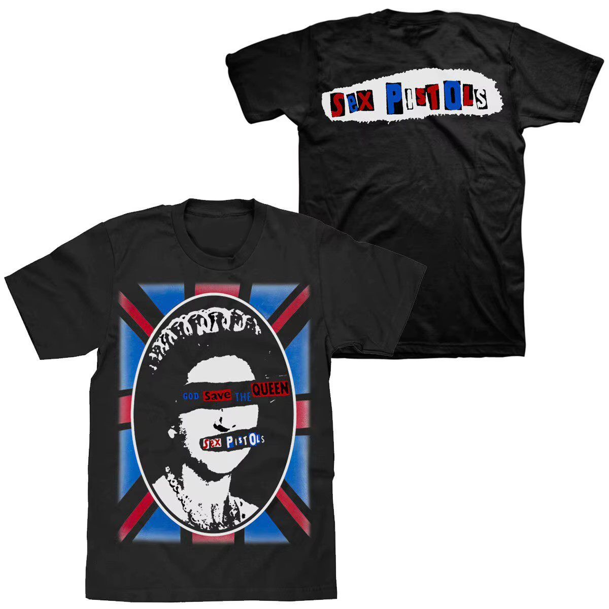 T-shirt décontracté Sex Pistols Punk Rock pour hommes et femmes