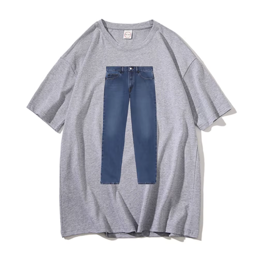 Drôle jean blague Meme T-shirt hommes femmes marque de mode coton