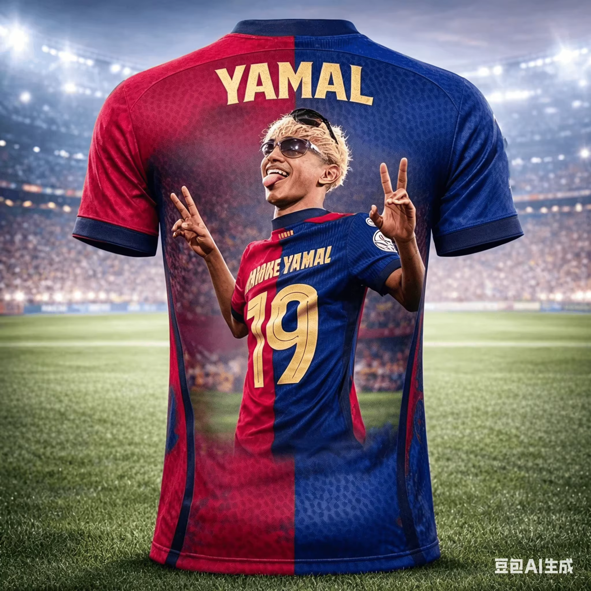 # 10 T-shirts de football du FC Barcelone, pour hommes et femmes, rouge et bleu, à manches courtes, décontractés, pour fans de football, streetwear