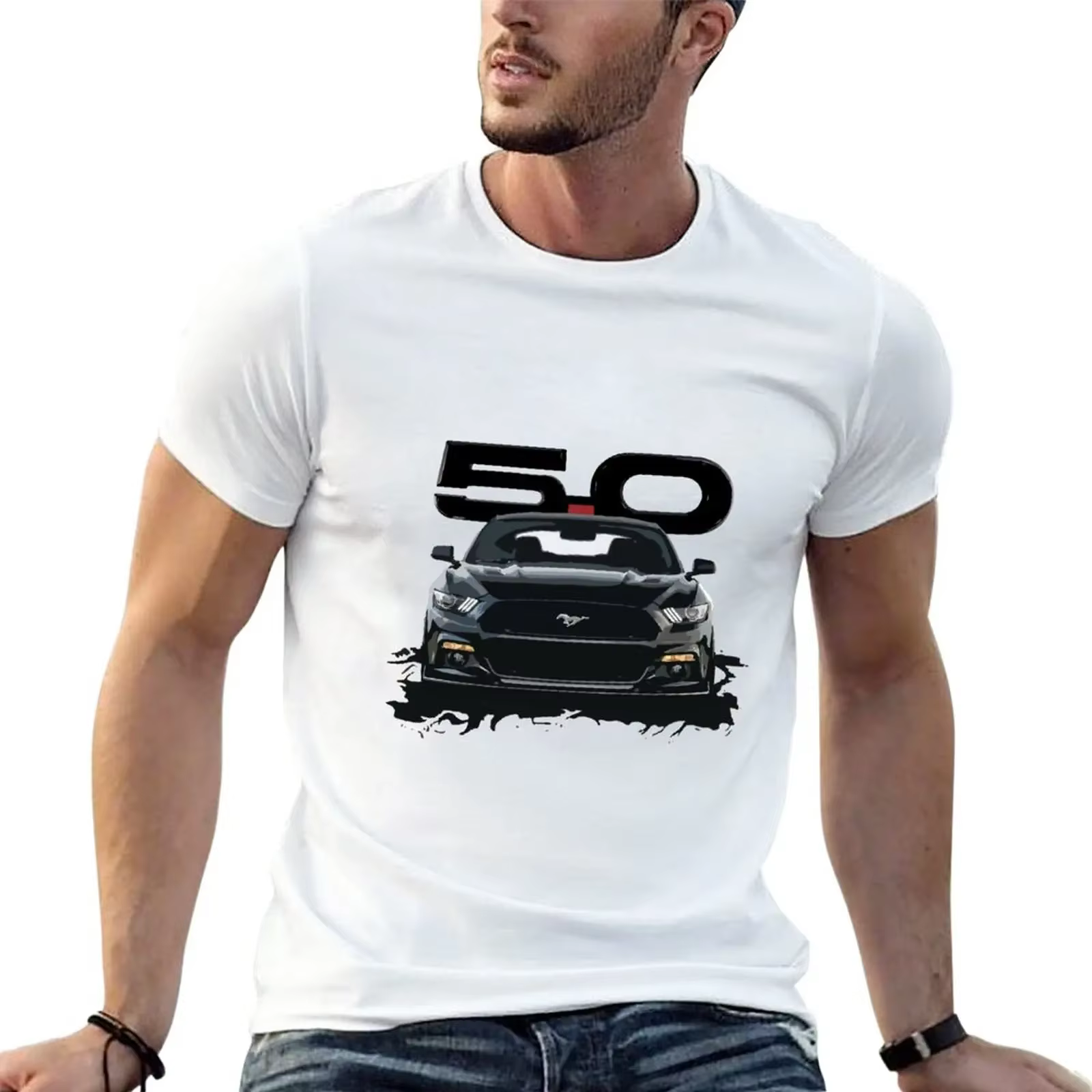 T-Shirt Mustang S550 Noir pour Homme