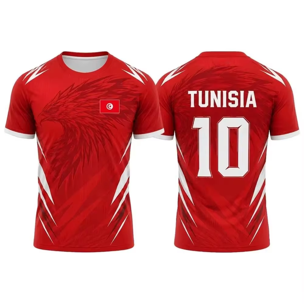 Maillot imprimé drapeau tunisien 2026