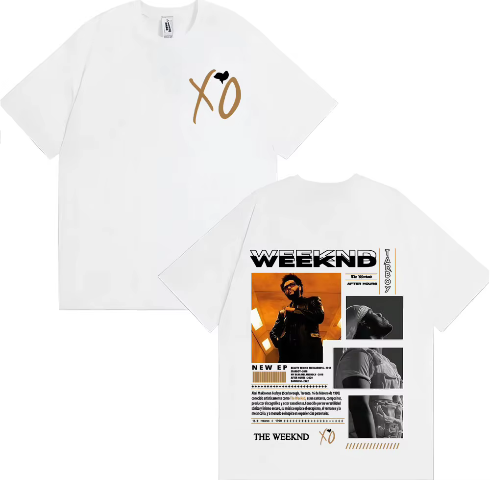 Rétro The Weeknd After Hours Album T-shirts graphiques pour hommes Vintage années 90 Hip Hop gothique T-shirt