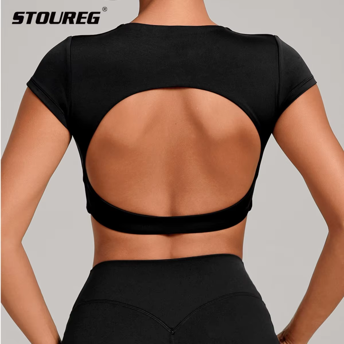 T-Shirt de sport dos musculaire sans rembourré pour femmes