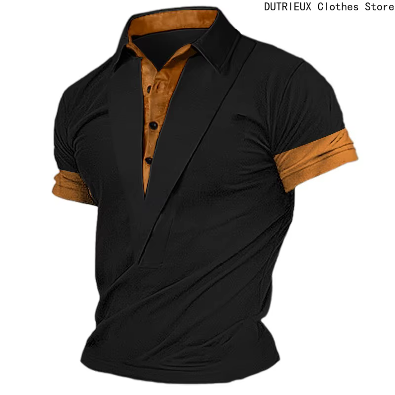 T-shirt à manches courtes pour hommes pour l'été