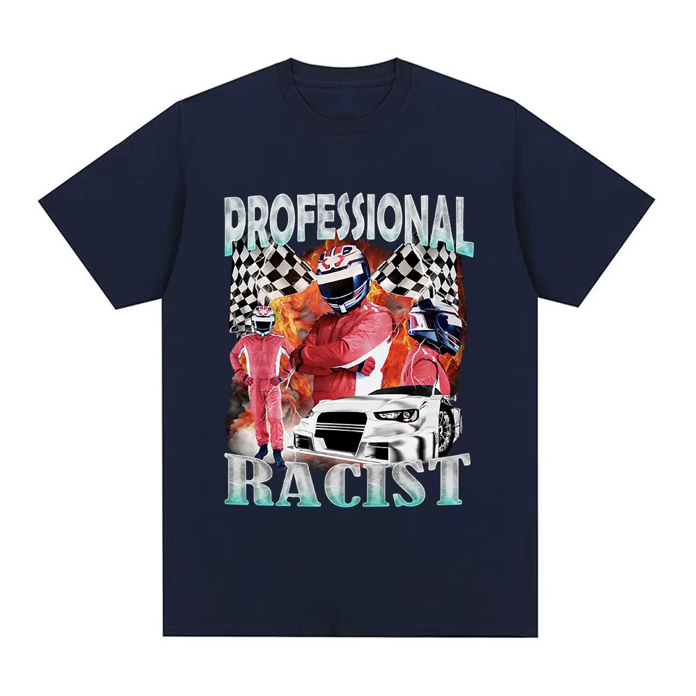 T-Shirt graphique de course professionnelle drôle Racing Meme hommes mode Vintage manches courtes T-shirts 100% coton