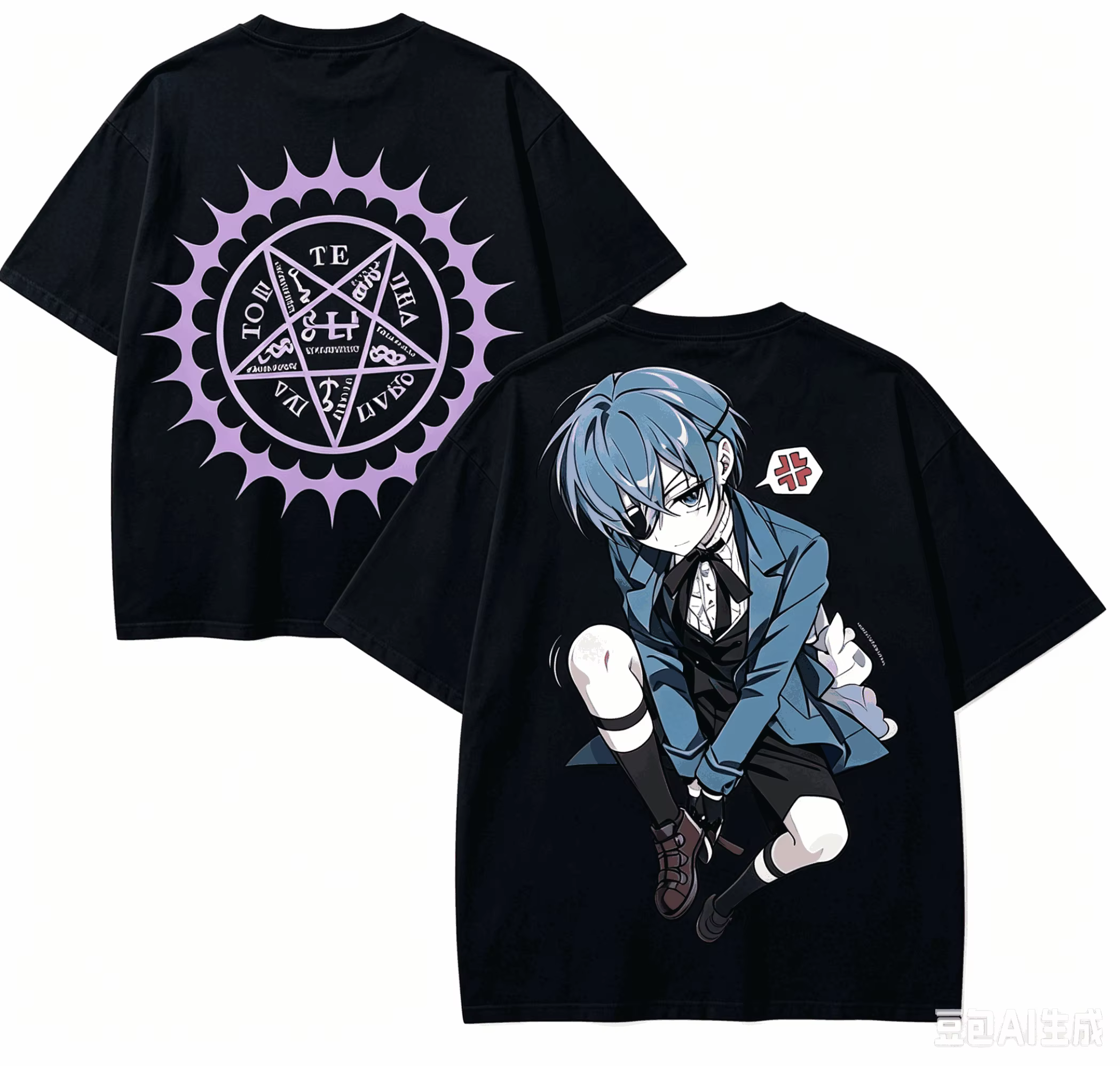 T-shirt Black Butler pour amoureux de l'anime