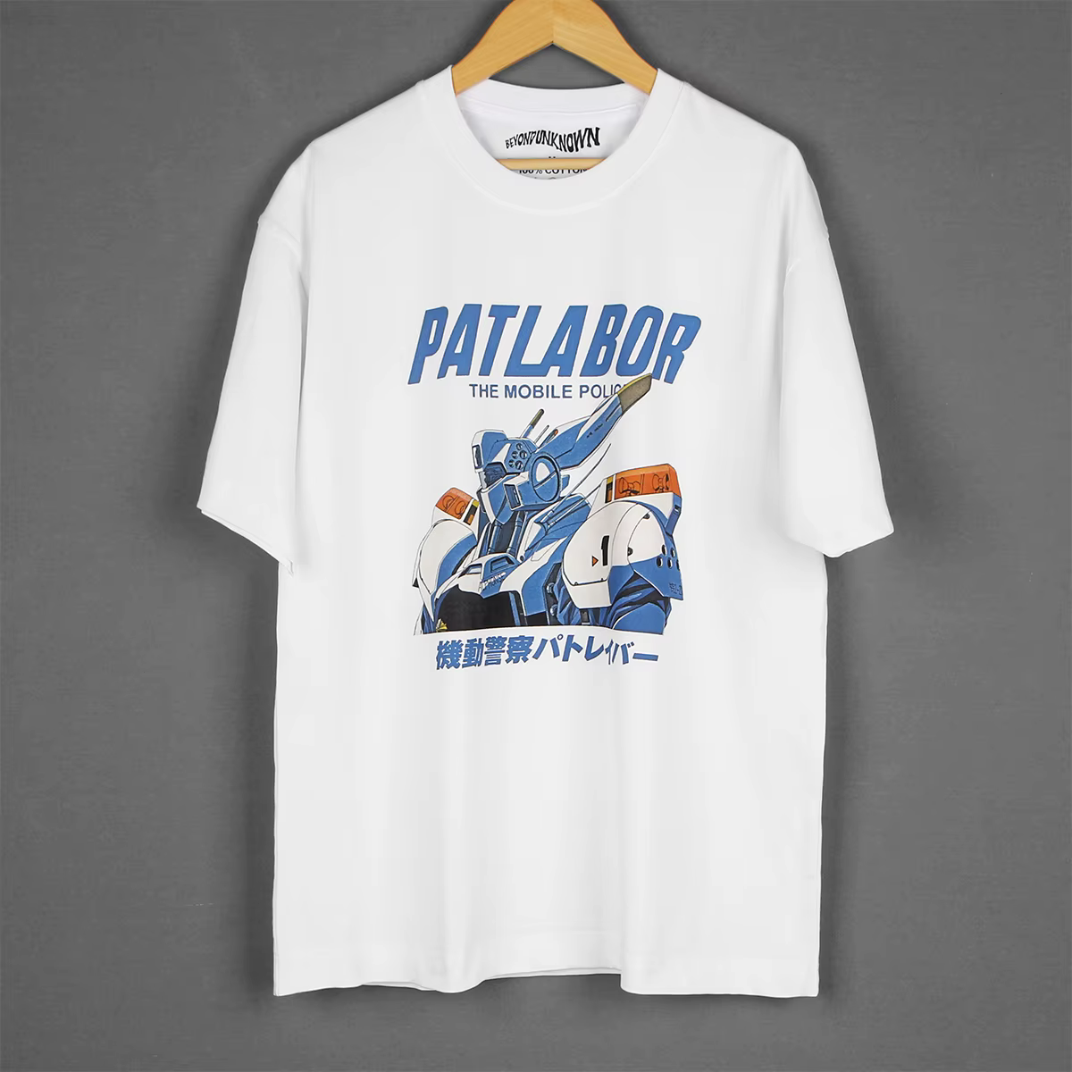 Police Mobile PATLABOR T-Shirt japonais Anime vous êtes sous l'arrête chevalier Tekkaman lame hommes imprimé été coton