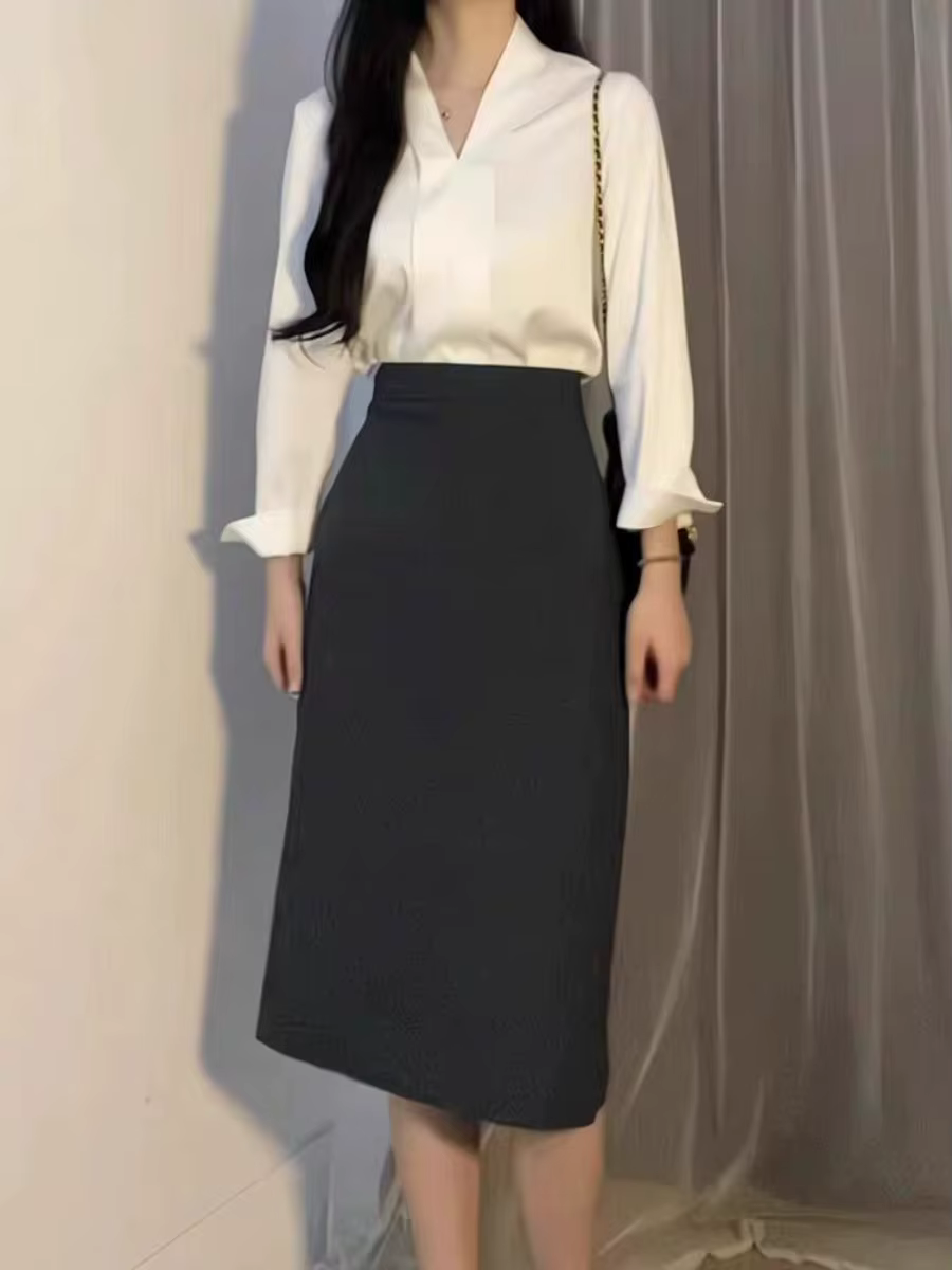 Manches longues bureau dames Blouse femmes chemises décontractées hauts printemps été mode femme OL pull Blouses en mousseline de soie Blusas