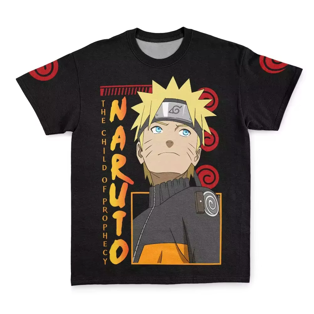 T-shirt tendance imprimé Naruto Uzumaki Shippuden