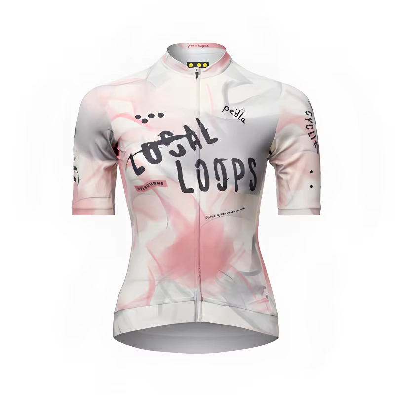 Maillot de cyclisme classique à manches courtes pour femmes, maillot d'équipe personnalisé, respirant, extérieur, été, Y